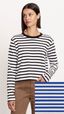 Velvet Corey Stripe Jersey Shirt