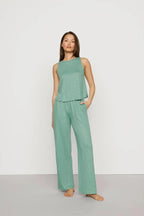 Eberjey Organic Linen Knit Tank and Pant Set