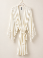 Coemi Micromodal Lace Robe
