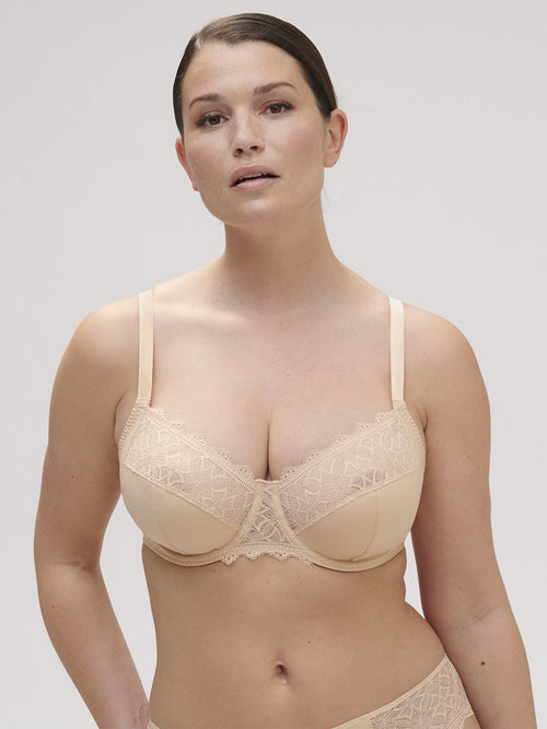Buy A-E White Recycled Lace Full Cup Comfort Bra 32A, Bras