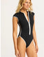 Seafolly Collective Zip Front Swimsuit