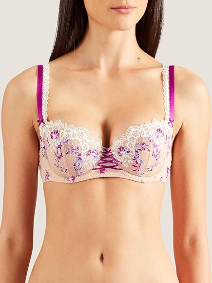 Aubade Romance D'Ete Wire Half Cup Lace Bra PB14n