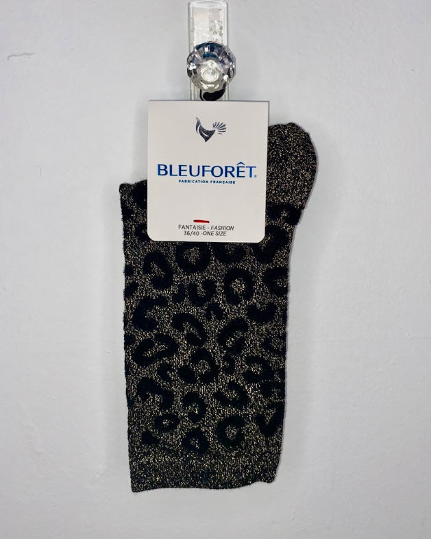 Bleu Foret Sparkly  Socks