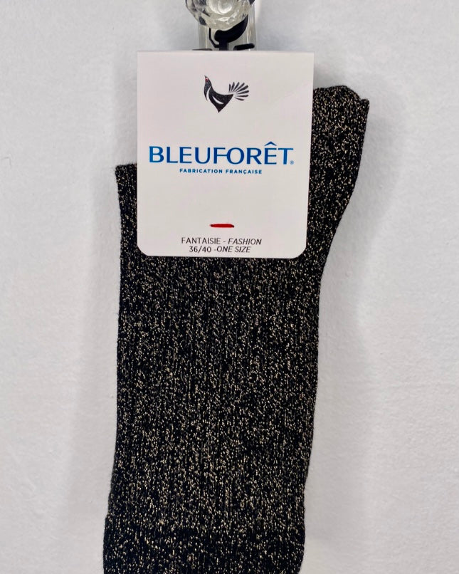 Bleu Foret Sparkly  Socks
