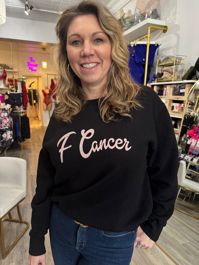 Good hYOUman F Cancer Sweater