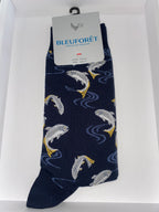 Bleu Foret Men's Cotton Socks