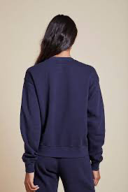 Velvet Fleece Pullover Sweater - Ynez04