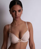 Aubade Illusion Fauve Plunge Push Up Bra