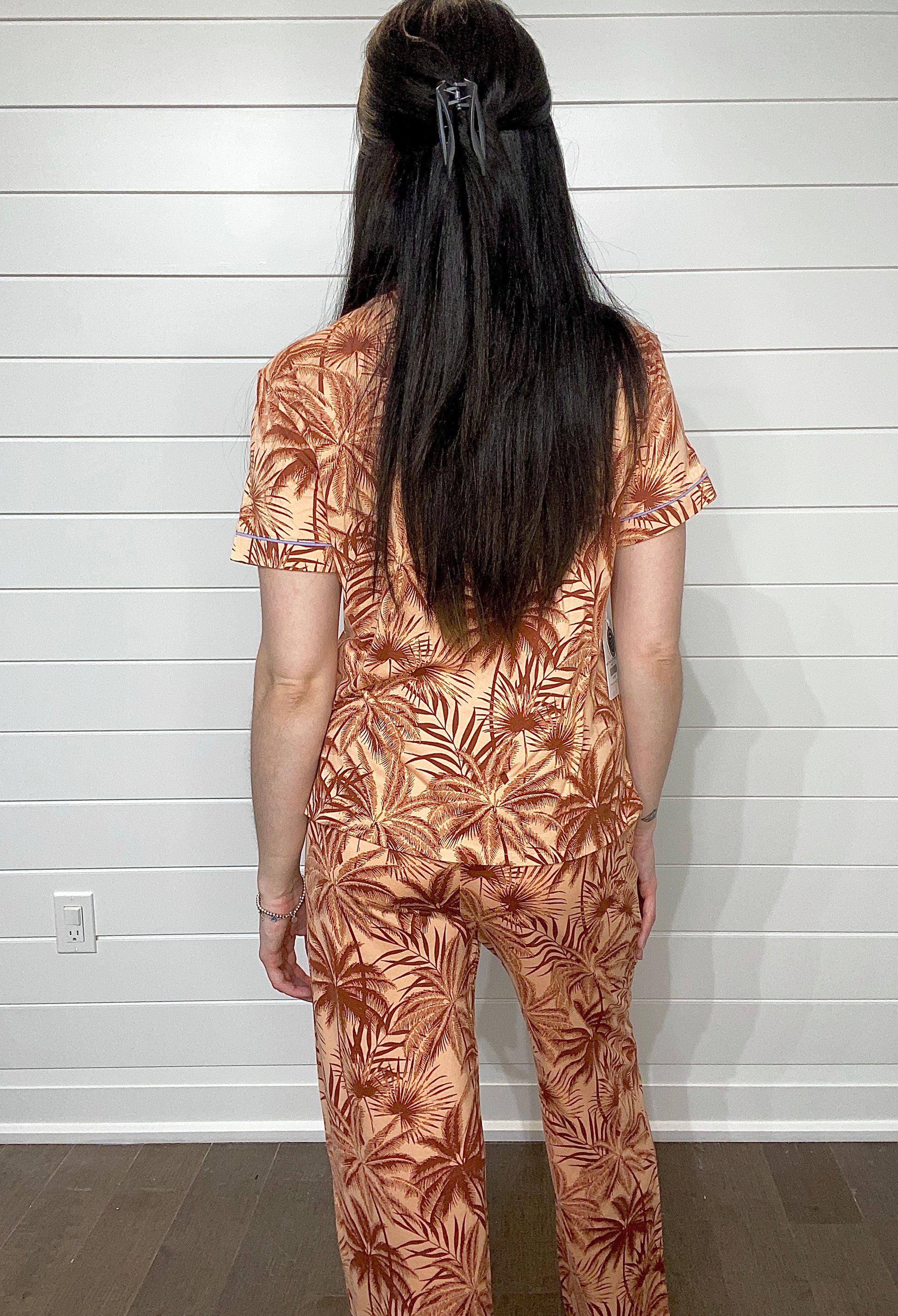 PJ Salvage S/S Long Pant PJ Set