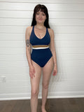 Sunflair Navy Stripe One Piece