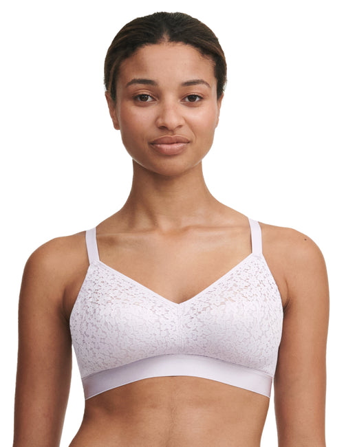 Chantelle Norah Wireless Smooth Lace Bra - Lavender C13F80