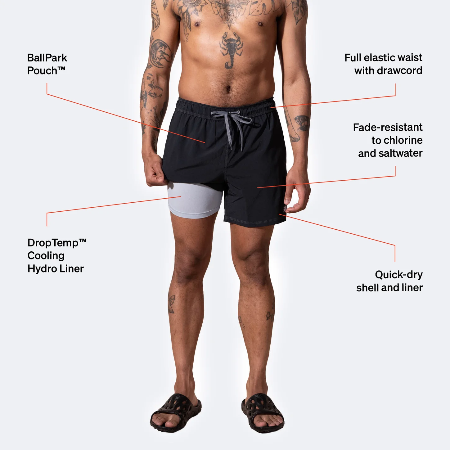 Saxx Oh Buoy 5" Swim Trunks