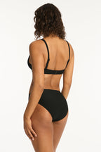 Sea Level Honeycomb Longline Bikini
