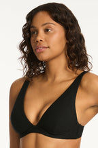 Sea Level Honeycomb Longline Bikini