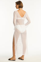 Sea Level Surf Mesh Long Dress
