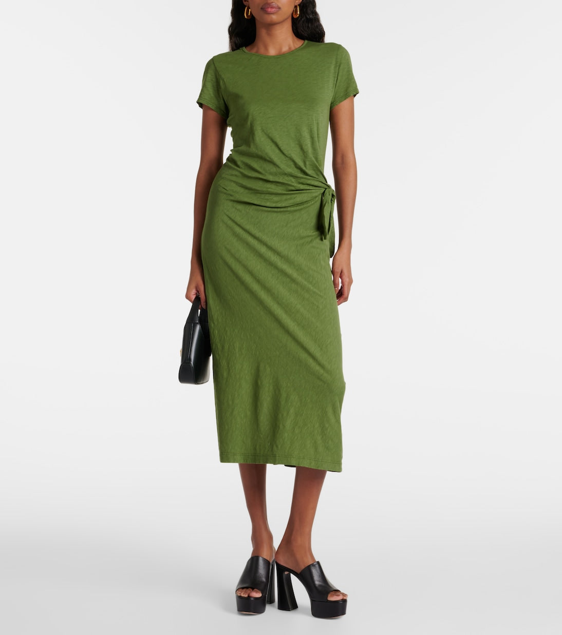 Velvet Darcy Cotton Slub Midi Dress