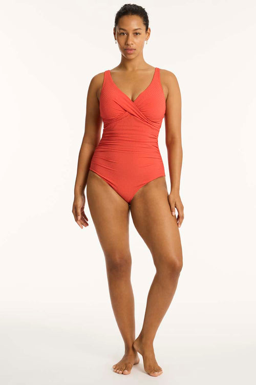 Sea Level Messina Cross Front One Piece