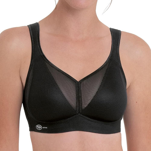 Anita Air Control Deltapad Max Support Black Sports Bra 5544