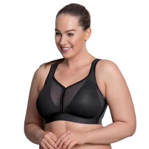 Anita Air Control Deltapad Max Support Black Sports Bra 5544