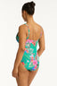 Sea Level Cross Front Rouched Swimsuit