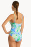 Sea Level Cross Front Rouched Swimsuit