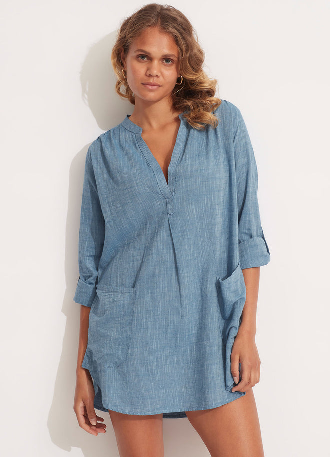 Seafolly Boyfriend Beach Shirt