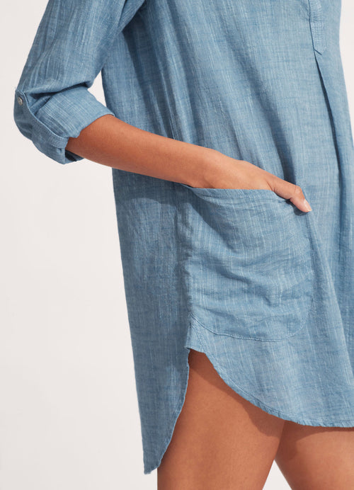 Seafolly Boyfriend Beach Shirt