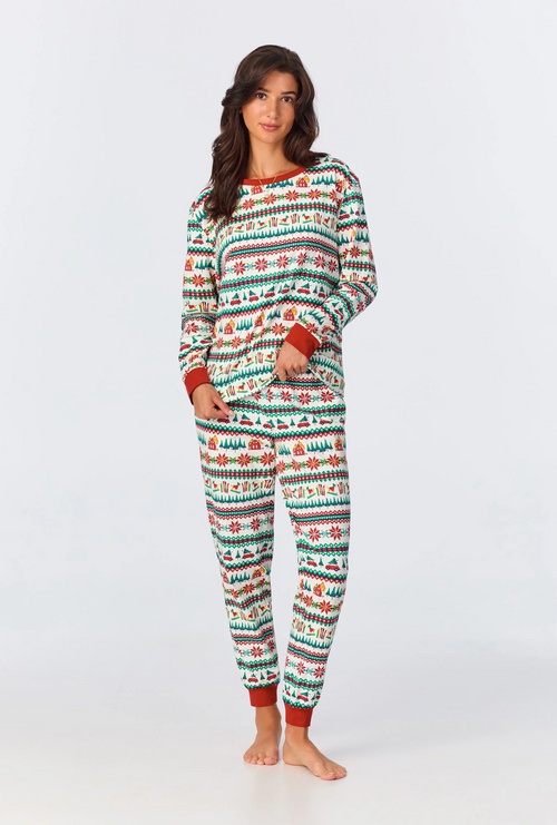 Bedhead Festive Fair Isle Henley Set