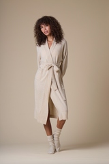 Kip Pure Cashmere Long Robe