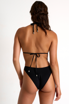 Shan Luna Triangle Bikini with Silver Details