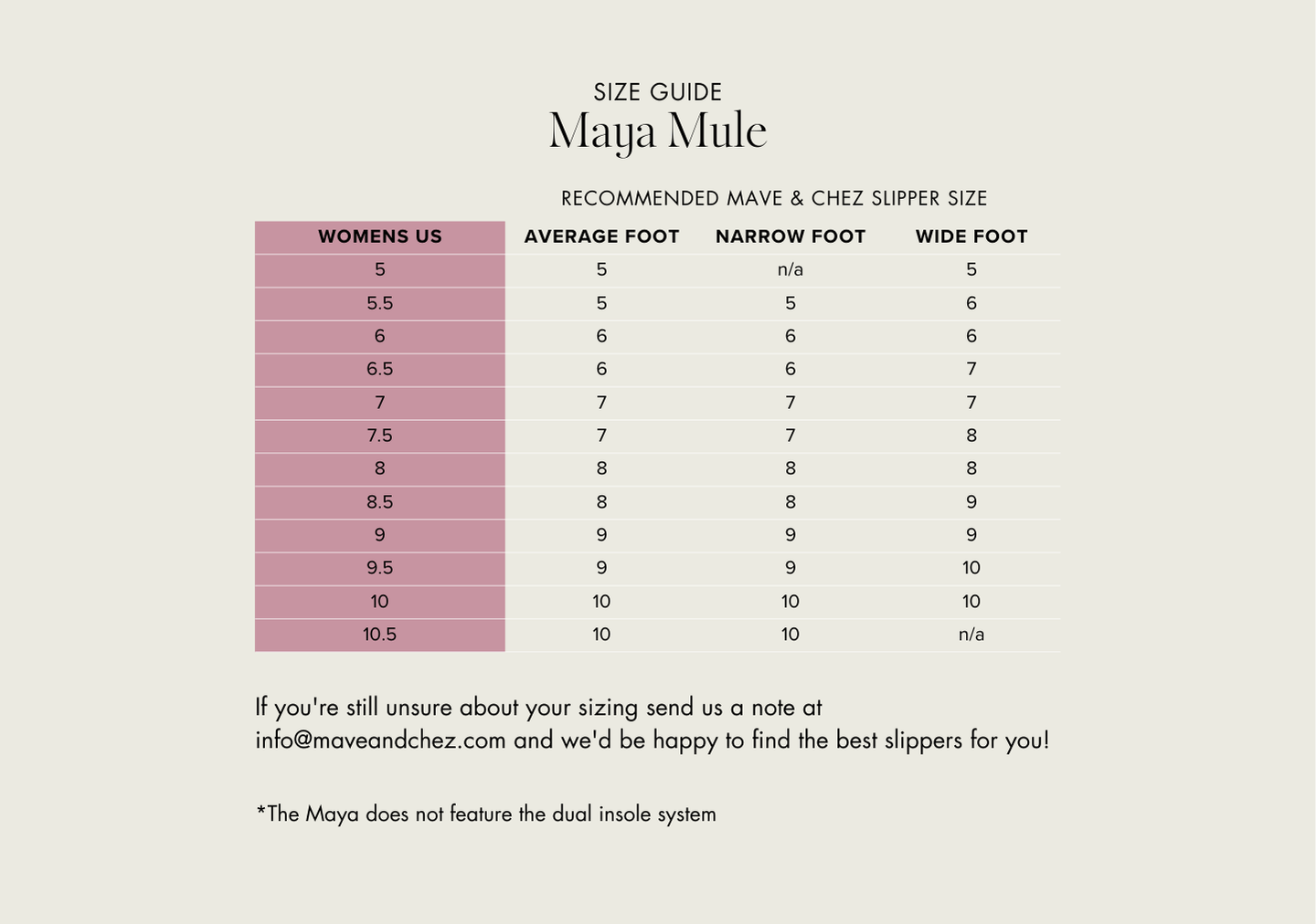 Mave & Chez Maya Mule