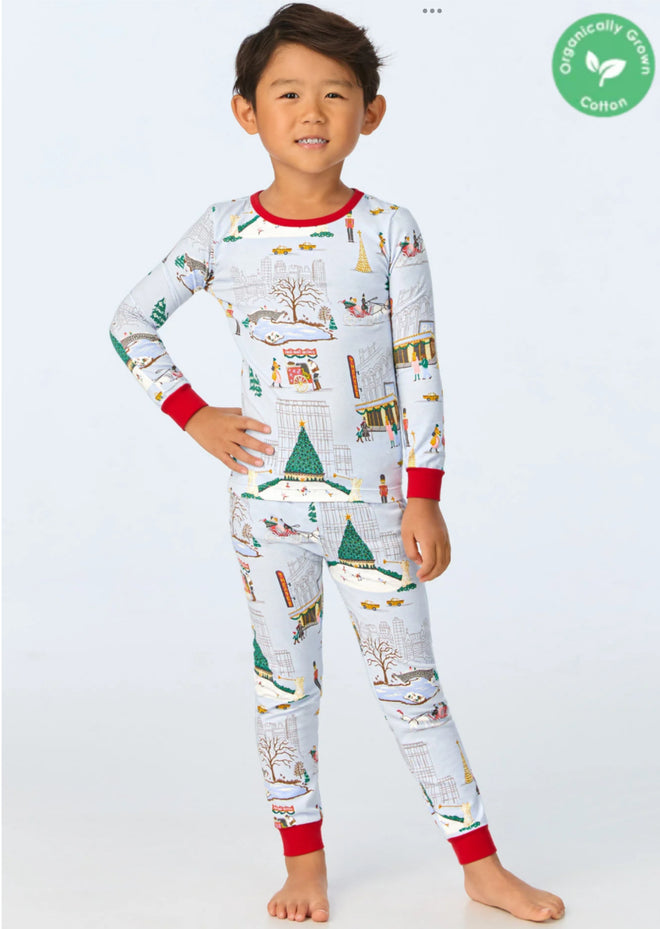 Bedhead Kids Holiday in the City PJ Set