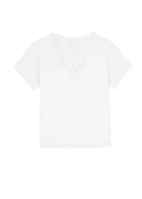 Velvet Organic Jersey V Neck S/S Tee