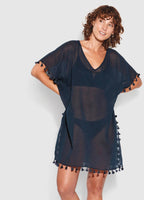 Seafolly Black Amnesia Kaftan