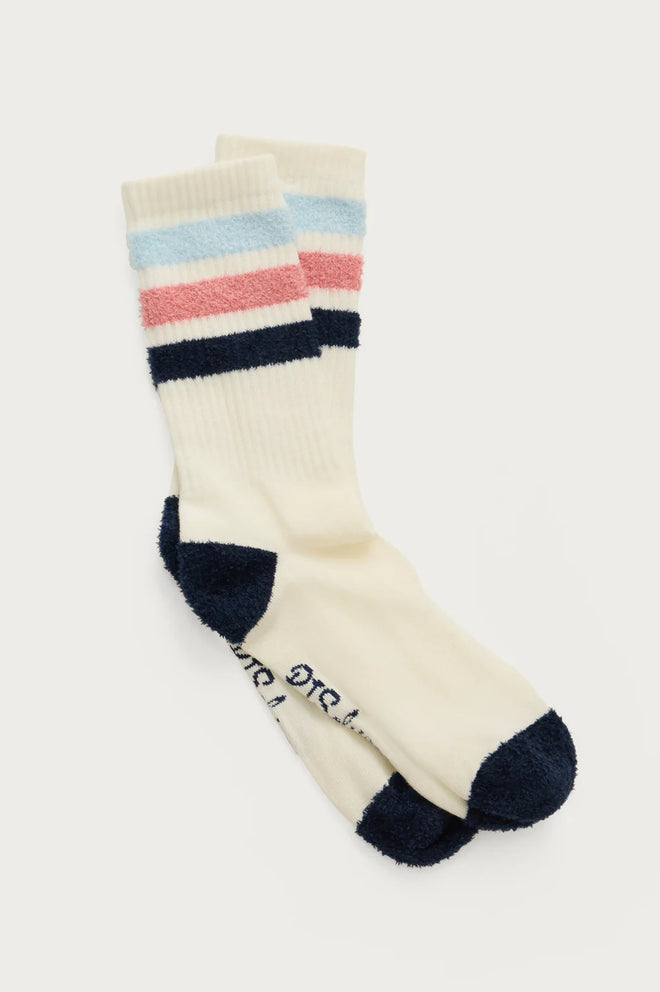 PJ Salvage Back on Track Ribbed Crew Socks