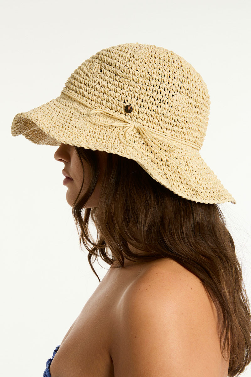 Sea Level Natural Bucket Hat