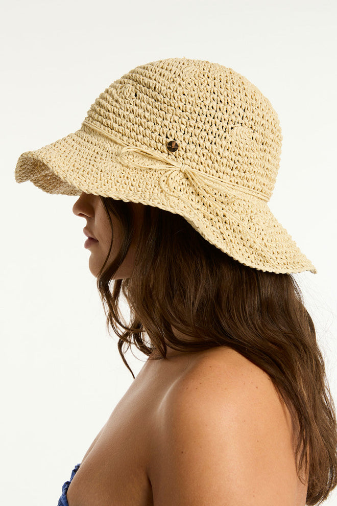 Sea Level Natural Bucket Hat
