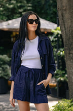 Koy Capri Beach to Street Shirt and Short Set