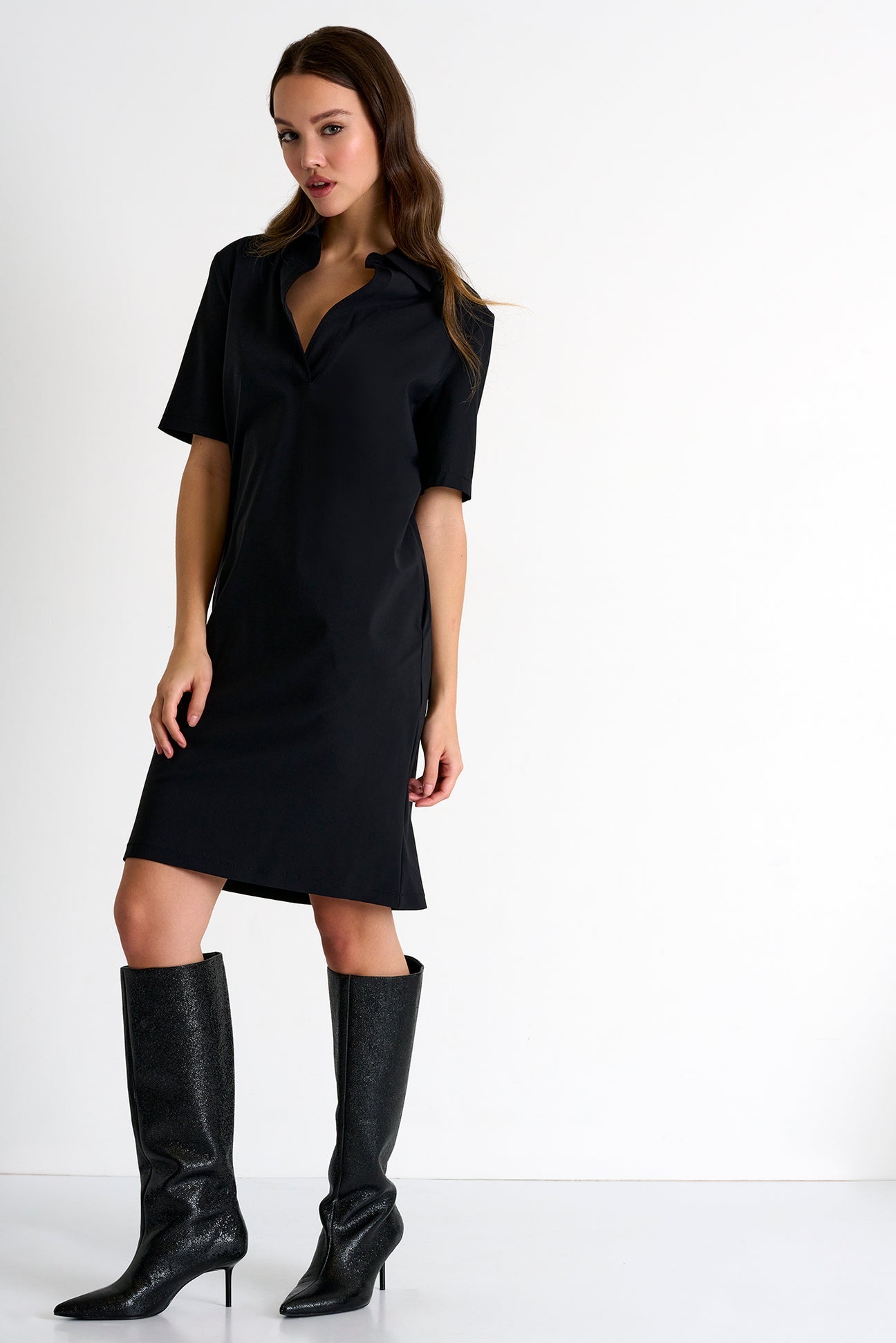 Shan Lycra Polo Dress