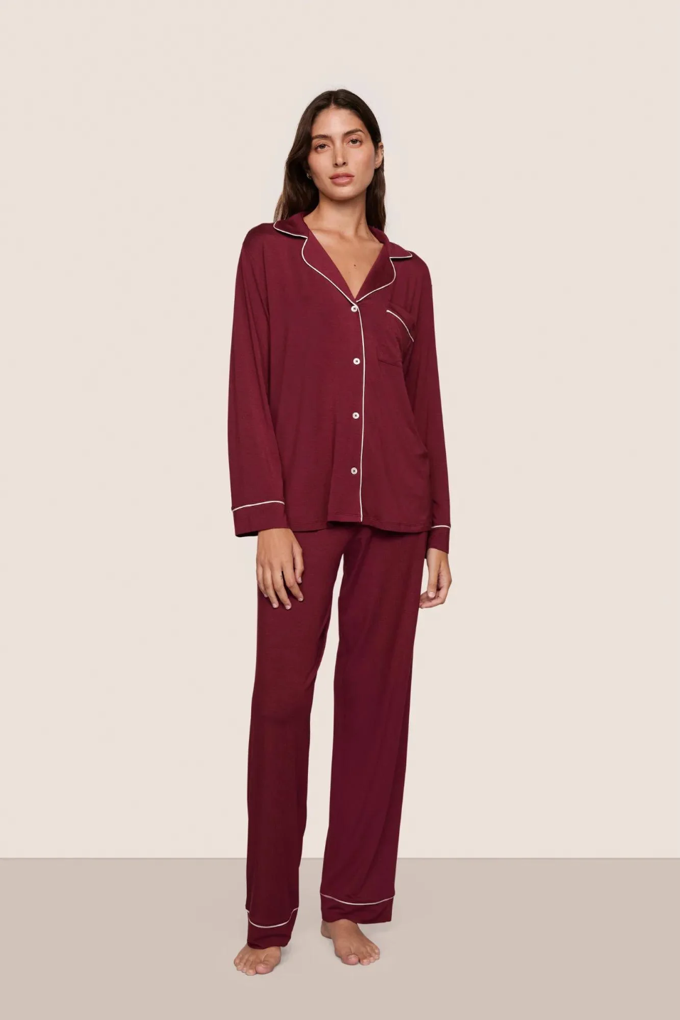 Eberjey Gisele Modal Long PJ Set