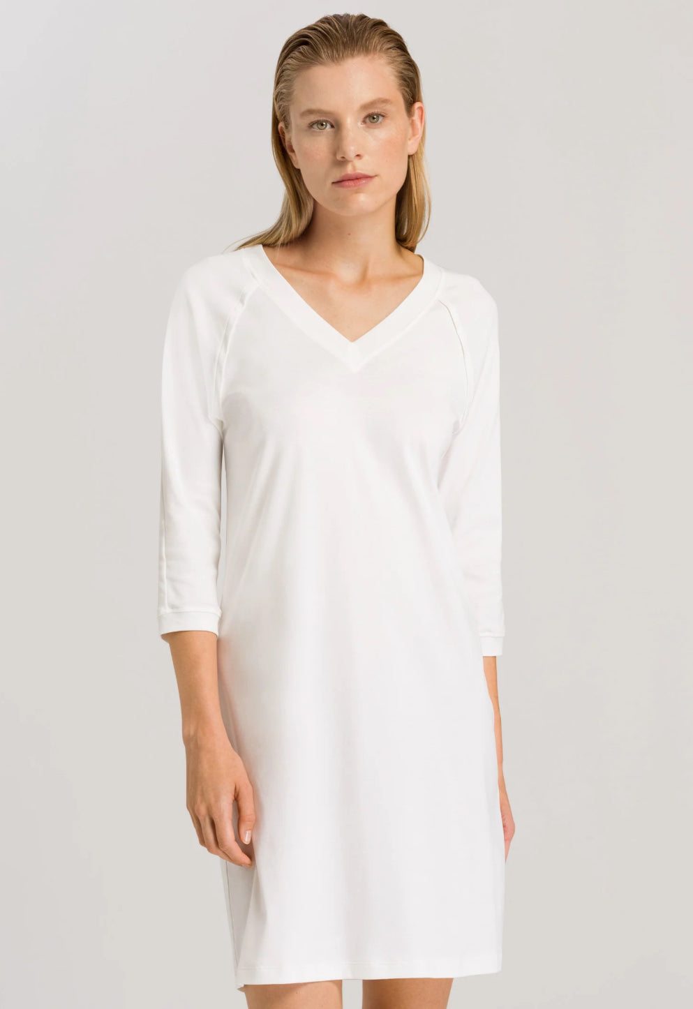 Hanro Pure Essence 3/4 Sleeve Nightgown