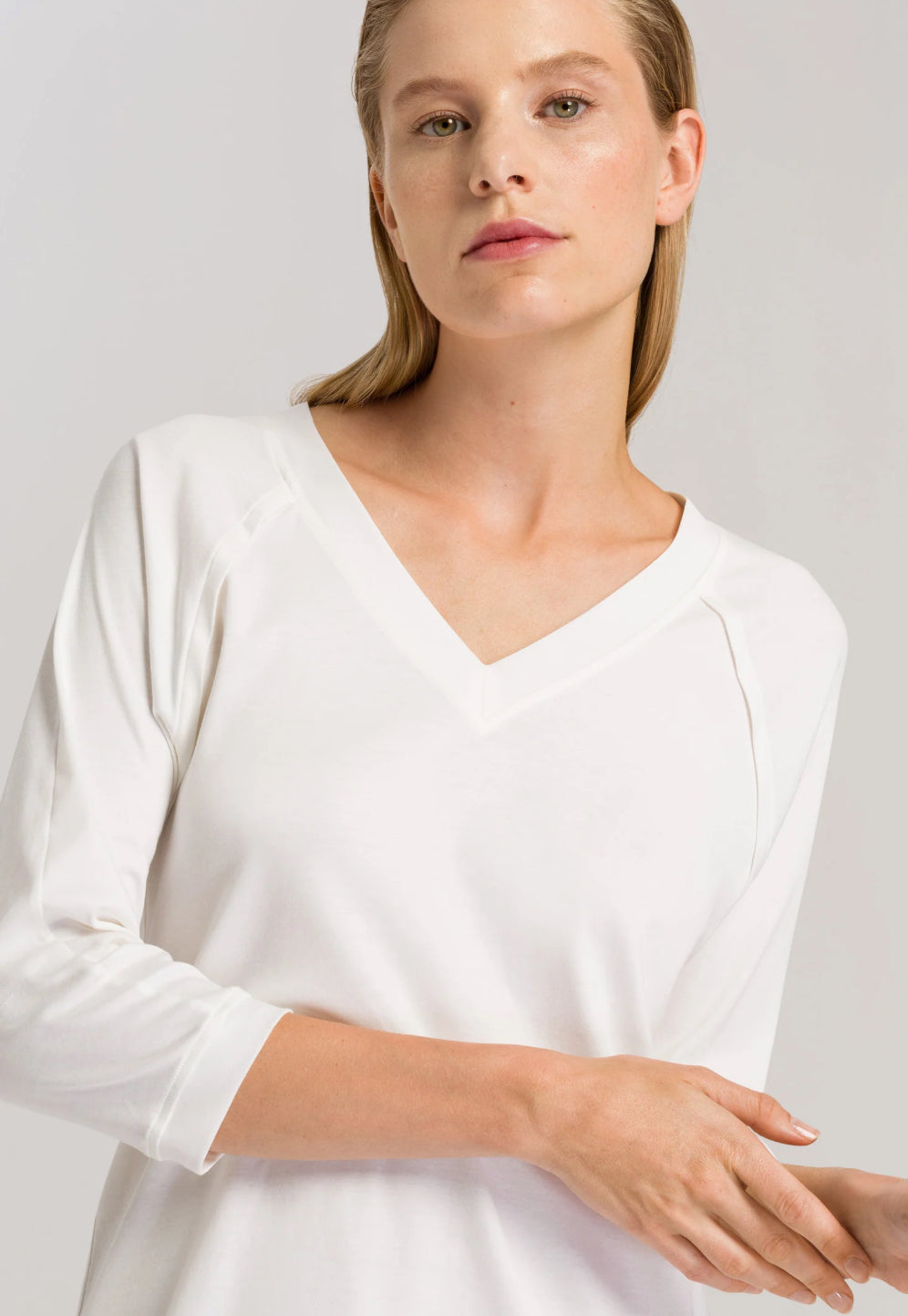 Hanro Pure Essence 3/4 Sleeve Nightgown