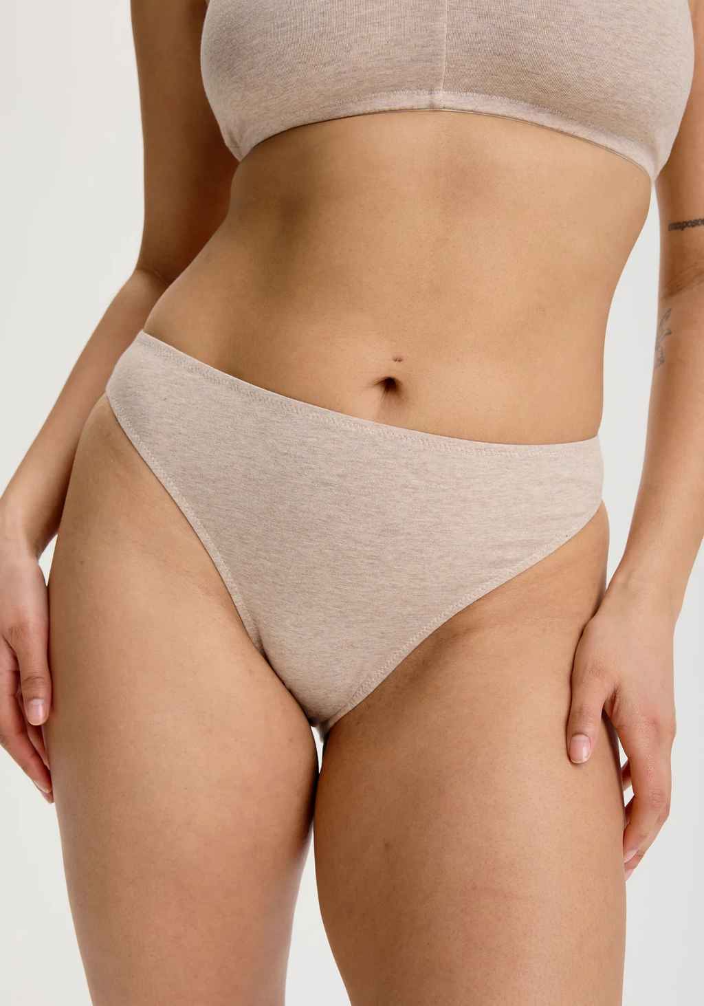 Blush the High Leg Cotton Panties