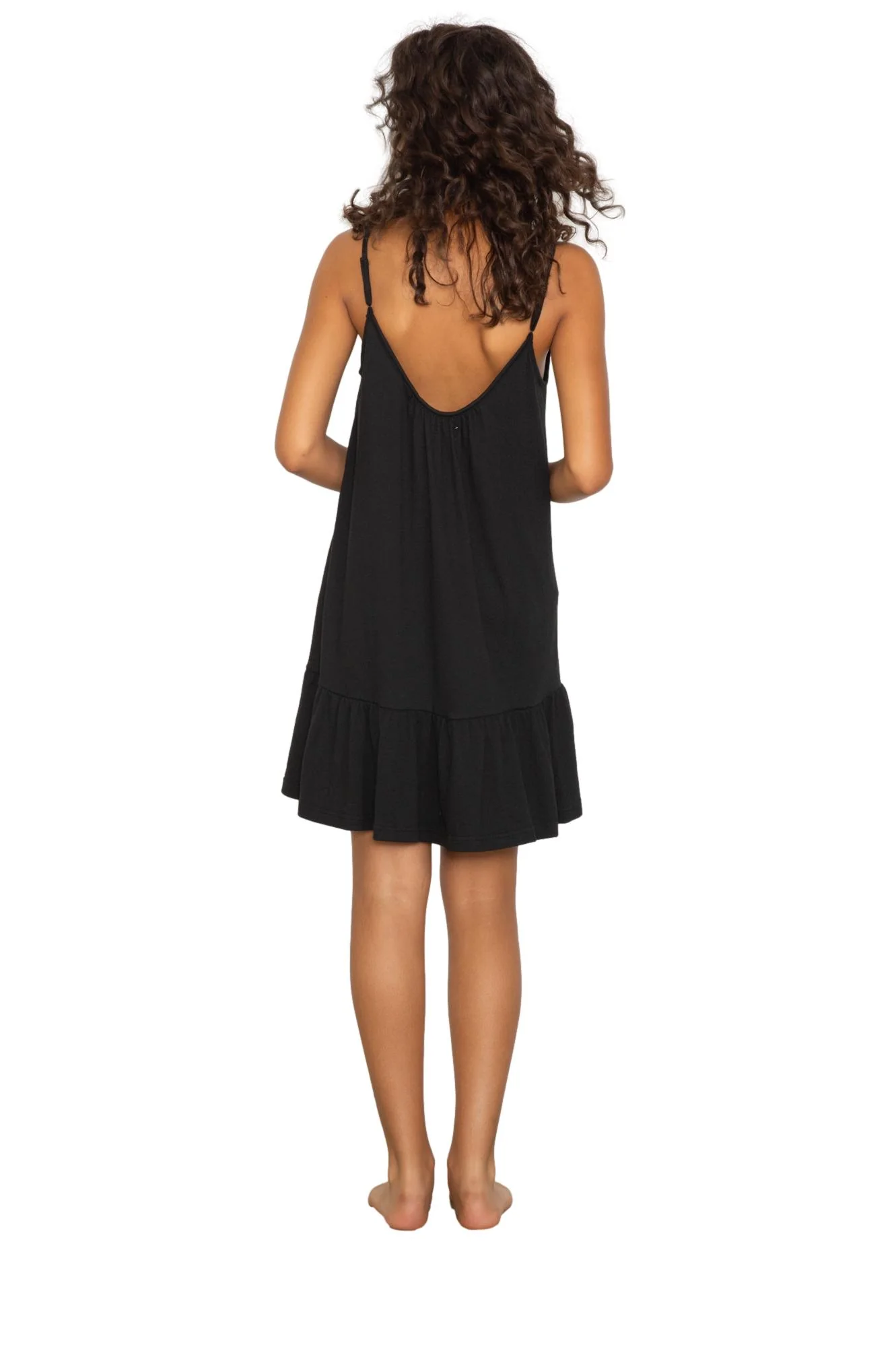 LatteLove Strappy Tiered Dress