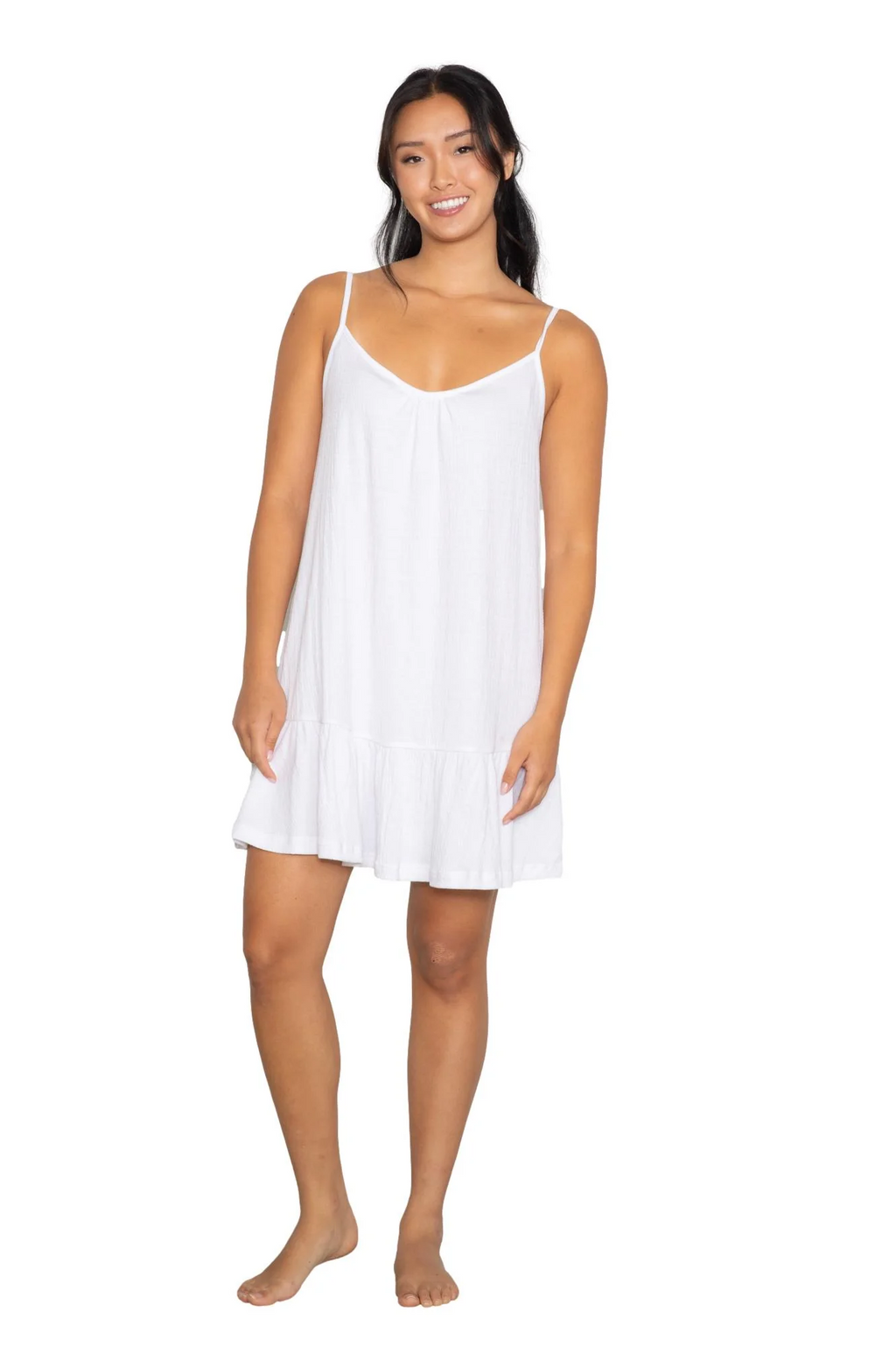 LatteLove Strappy Tiered Dress