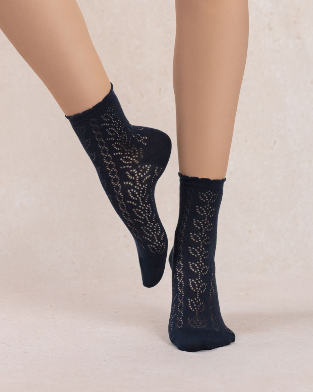 BleuForet Short Openwork Sock
