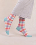 BleuForet Cotton Checkered Socks