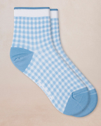 BleuForet Short Scottish Thread Gingham Socks