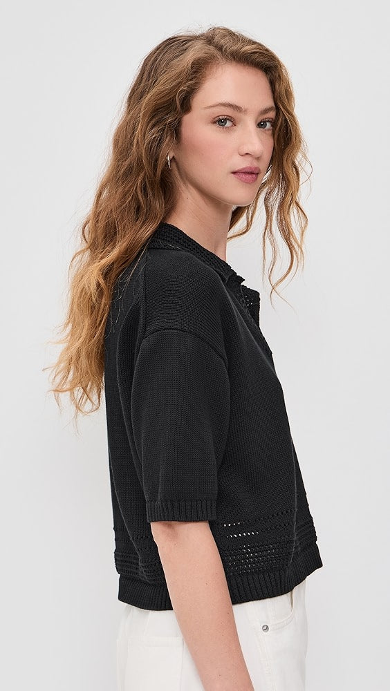 Velvet Winslow Pima Cotton Sweater Polo