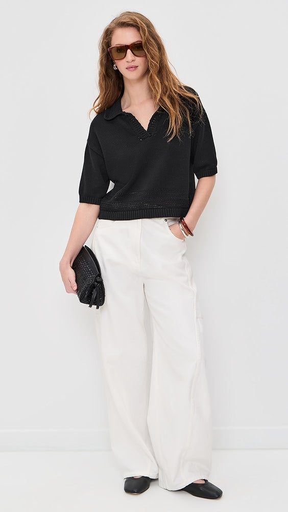Velvet Winslow Pima Cotton Sweater Polo